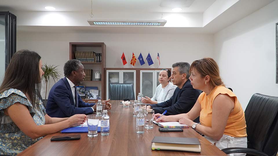 Министерот Меџити на средба со шефот на СЗО Али